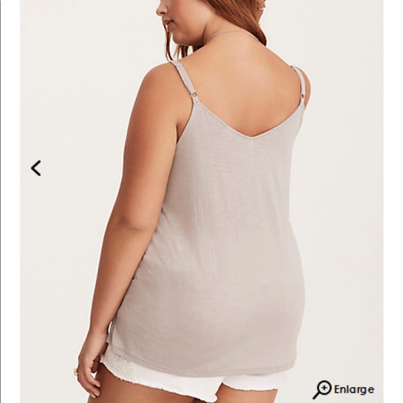 Torrid Embroidered Knit Swing Cami - Picture 3 of 5